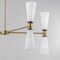 Maxim Lighting Krevat 8-Light Chandelier, Black/Natural Aged Brass 24828SWBKNAB - alternate 3